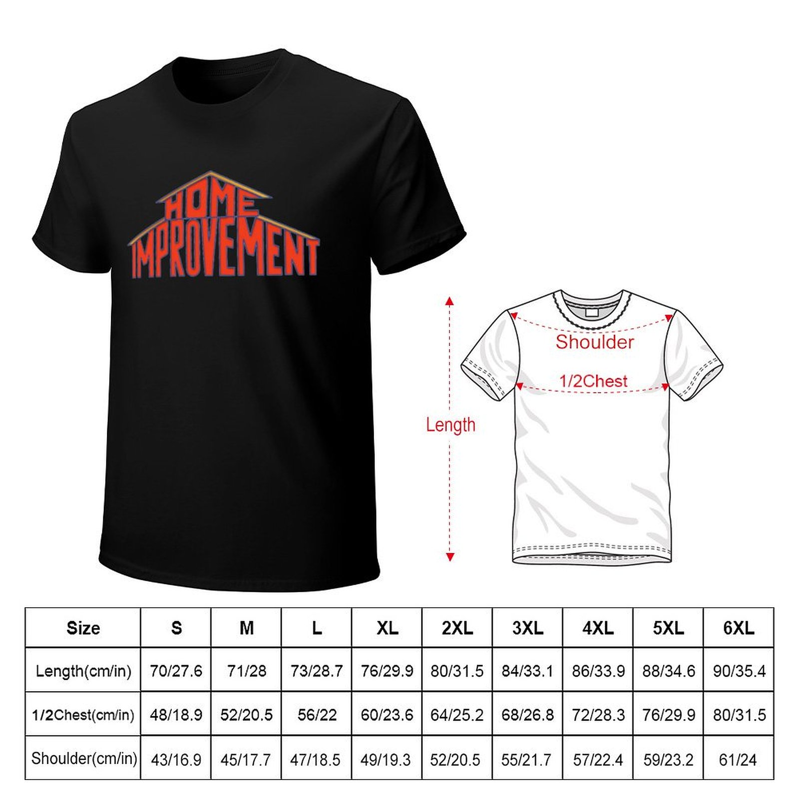 Home Improvement Logo 90s T-Sh - огляд і ціна Home Improvement Logo Design