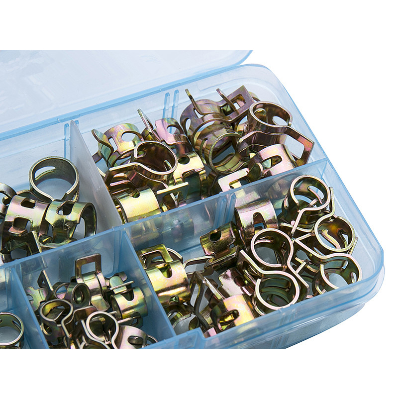 75Pcs/set 6-10mm Spring Fuel O - огляд і ціна Hose Clamp Assorted