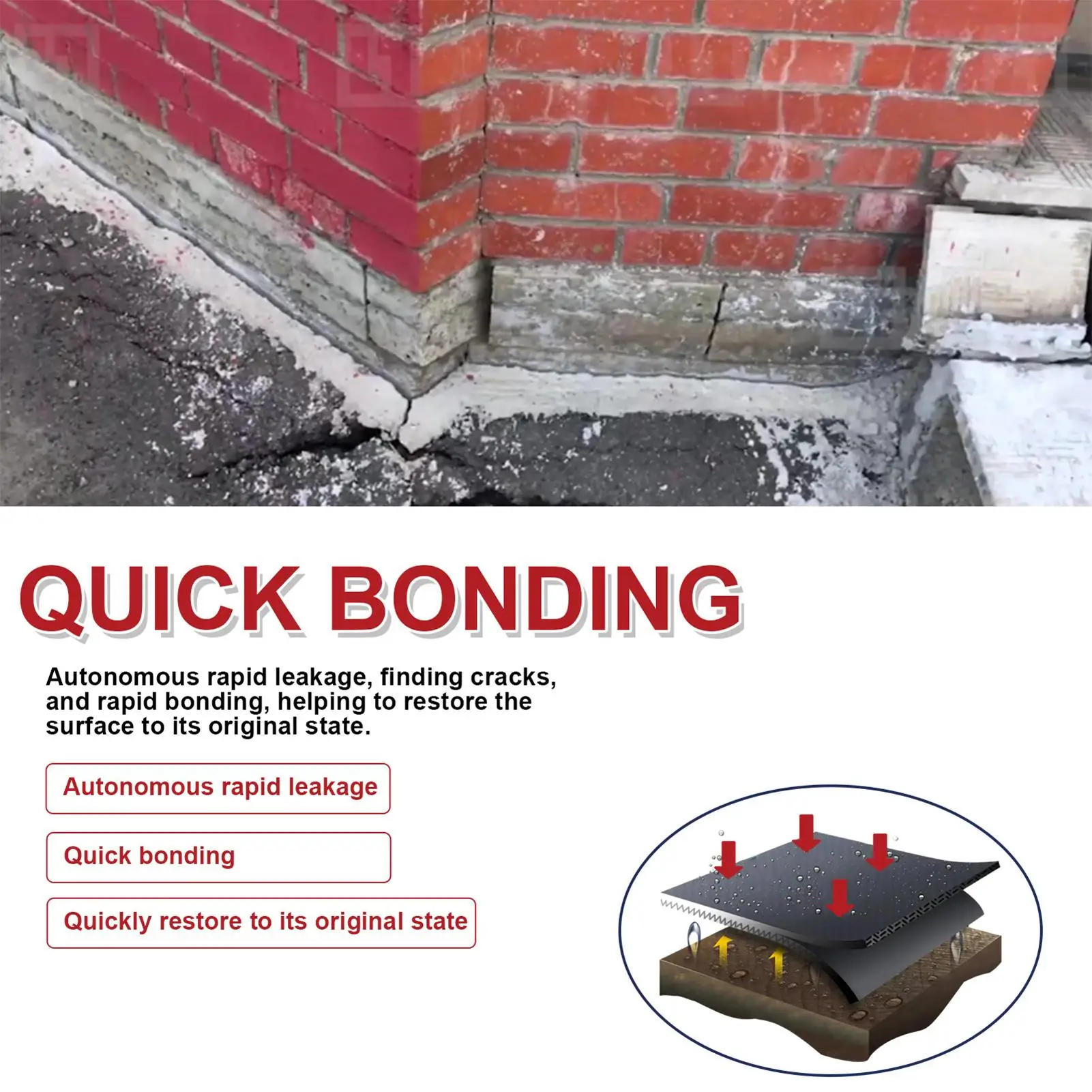 Waterproof Leak Repair Spray W - огляд і ціна Roof Sealant Patch
