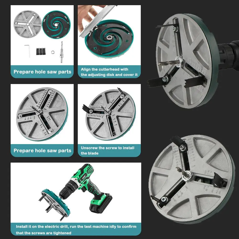 Adjustable Hole Opener Cutting - огляд і ціна Home Improvement Center