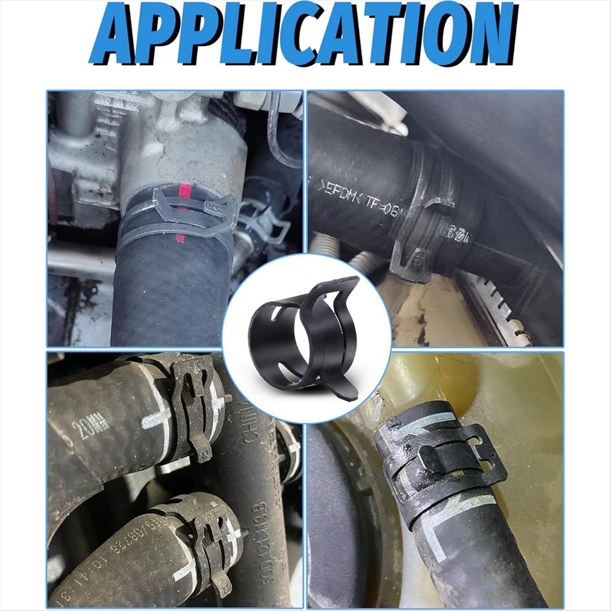 *N21R 130Pcs 6-25mm Spring Ban - огляд і ціна Hose Clamp Assorted